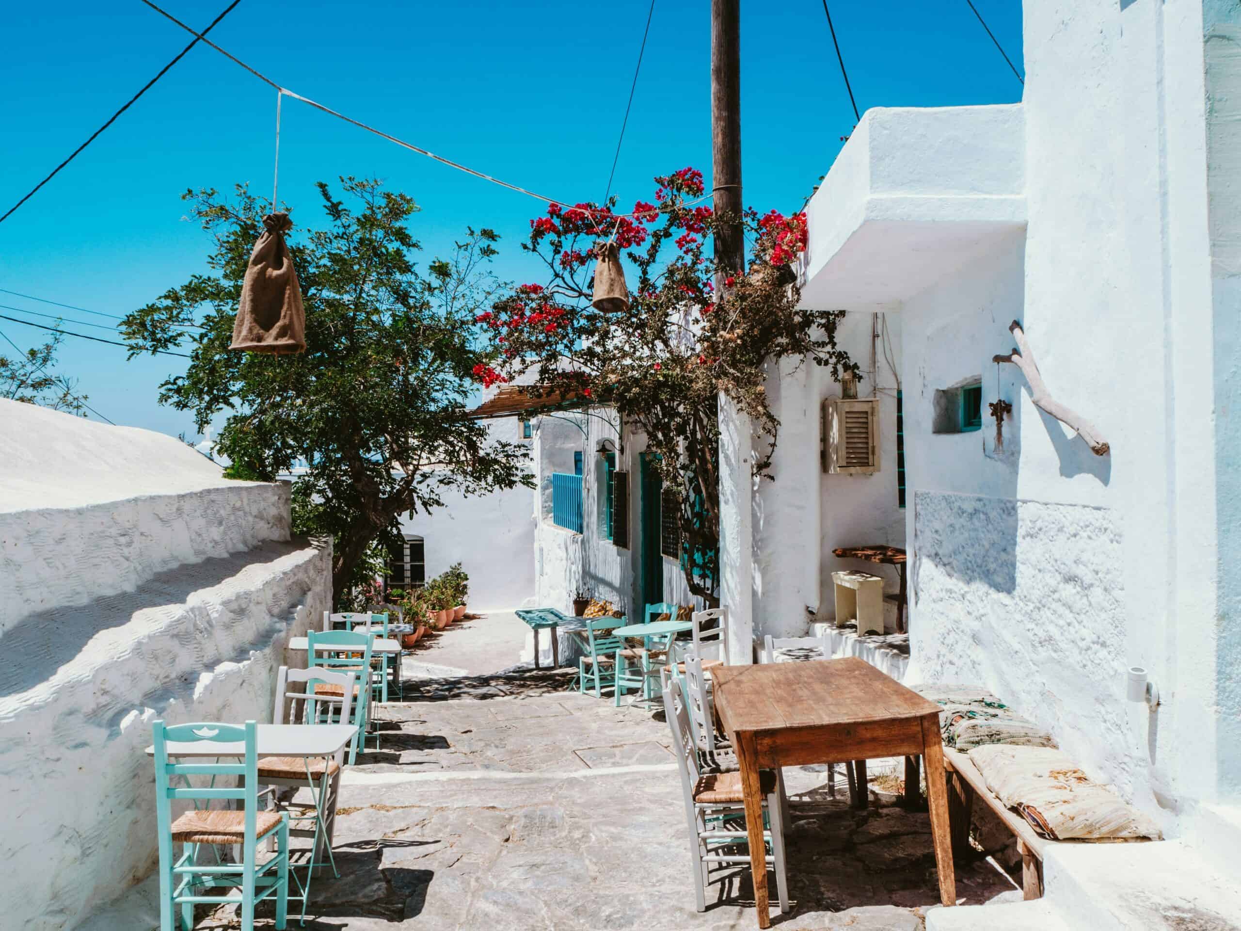 Amorgos island view featured by Go With Georgia travel guide