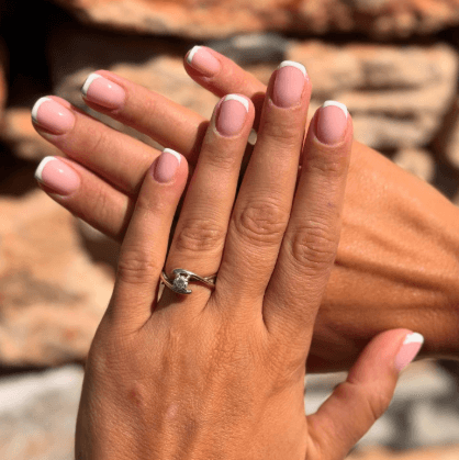 French manicure Koufonisia
