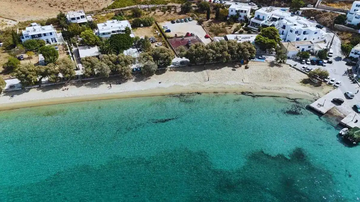 Aegiali Beach Amorgos family beach