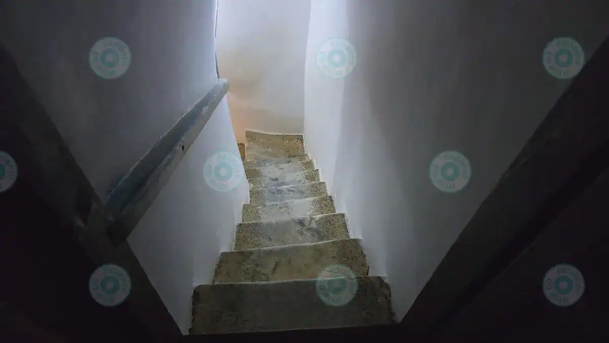 Interior stairways inside Hozoviotissa
