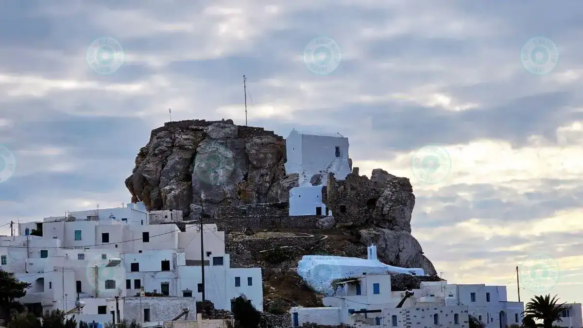 Amorgos Castle above Chora with panoramic views