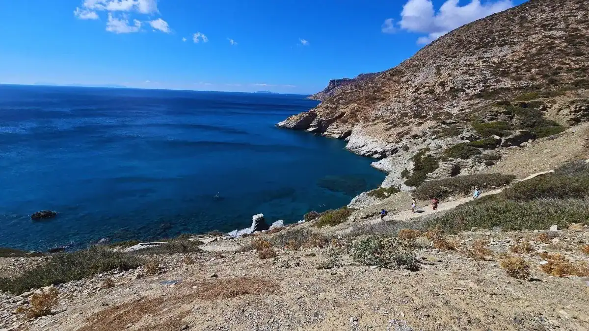 Mouros Beach Amorgos sea caves