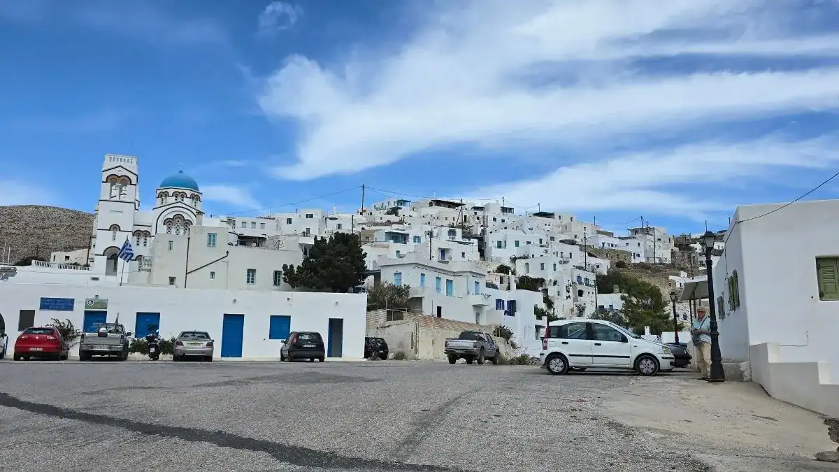 Tholaria, Amorgos — traditional hilltop village with panoramic views over Aegiali